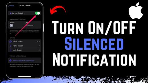 how to turn off silenced notifications|How To Fix Silenced Notifications On iPhone